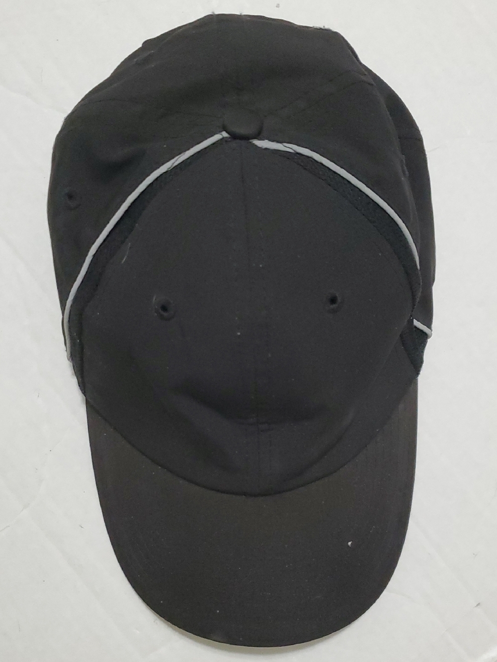 Forever 21 Classic Black Lightweight Baseball Cap With Gray Piping Sports - Picture 4 of 7
